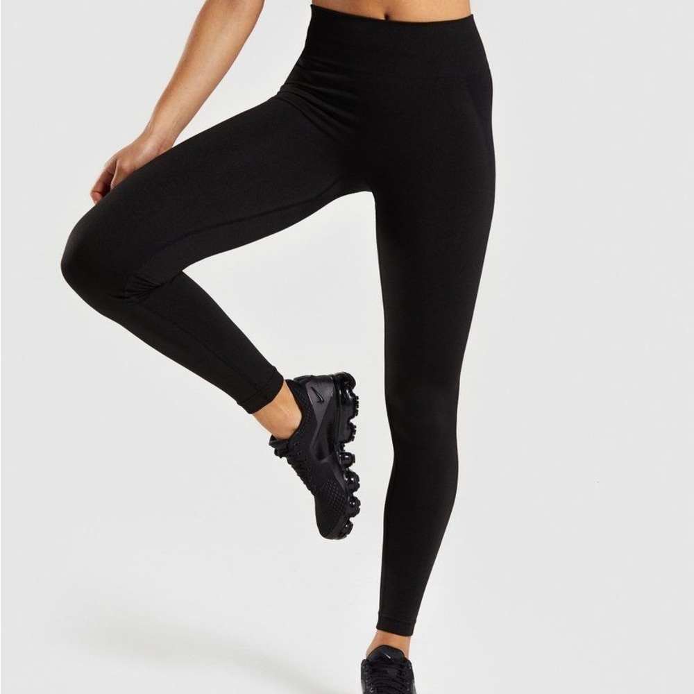 Gymshark Flex High Waisted Seamless Leggings in Black